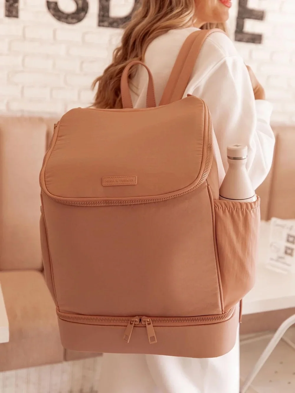 Poppy & Peonies The Summit Backpack - Chocolate Brown